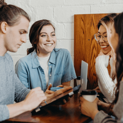 joyfull-young-adults-conversing