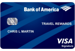 Bank of America Travel Rewards Visa Credit Card Logo
