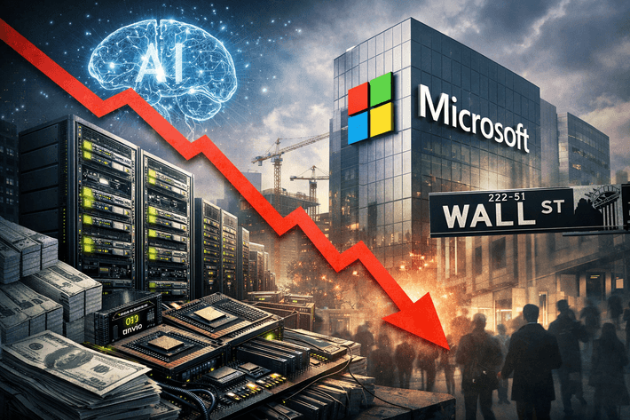 Microsoft Stock Falls More Than 10% As Cloud Growth Stalls
