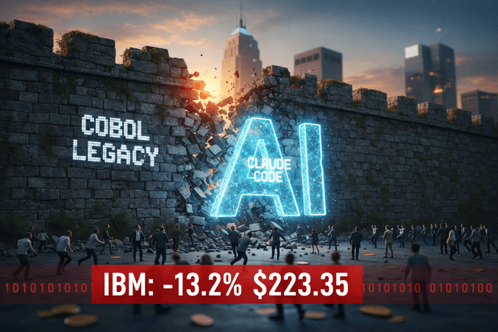 IBM Stocks Crater as Anthropic Cracks the COBOL Code