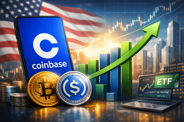 Coinbase Stock Surges as Pro-Crypto Policy Boosts Market