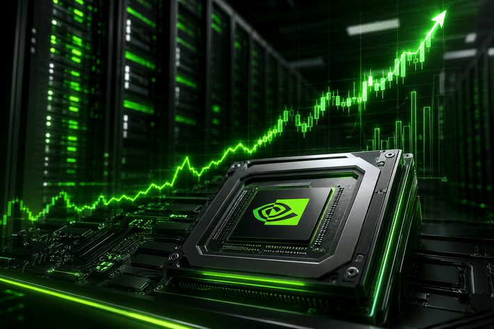 Nvidia Stock Jumps 7.25% as Strong Earnings Challenge AI Bubble Fears