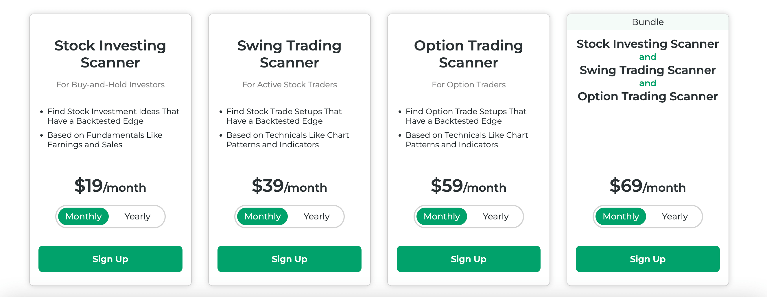 stock market guides scanner pricing