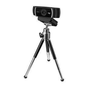 Logitech C922 Pro Stream on tripod